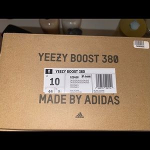 Yeezy Boost 380 Size 10